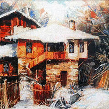 Схема вышивки «Ст. Карагьозов - Бяла тишина»