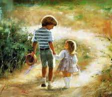 на прогулке