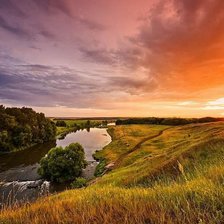 Схема вышивки «летний вечер»