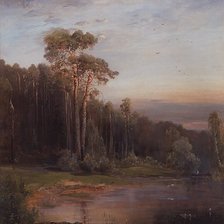 Схема вышивки «летний вечер у реки»