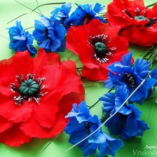 Схема вышивки «маки другие»