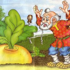 Схема вышивки «дед и репка»