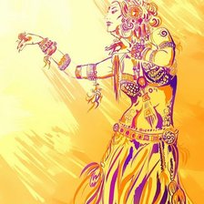 Схема вышивки «трайбл»