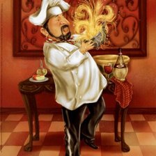 Схема вышивки «повар»