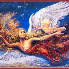 Схема вышивки «Подарю тебе весь мир»