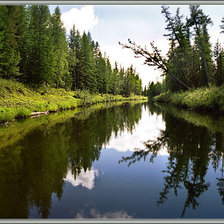 Схема вышивки «летний пейзаж»