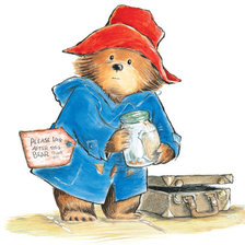 Схема вышивки «паддингтон с банкой»