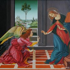 Схема вышивки «Благовещение»