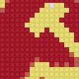 Предпросмотр схемы вышивки «серп и молот» (№897017)