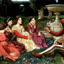 Схема вышивки «Декамерон»