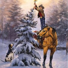 Схема вышивки «наряжаем елку»