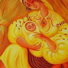 Схема вышивки «мама»