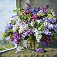 Букет сирени