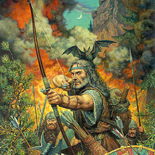 Схема вышивки «Волкодав»