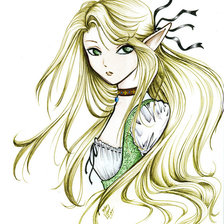 Схема вышивки «Эльфийка»