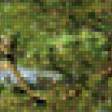 Предпросмотр схемы вышивки «сосны на берегу реки» (№897613)