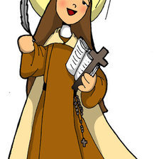 Схема вышивки «Teresa de Avila para niños»