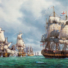 Схема вышивки «морской флот»