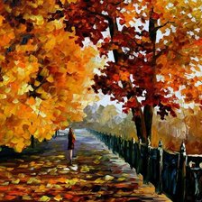 Схема вышивки «спокойствие осени»