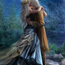 Схема вышивки «Однажды в горном лесу.....»