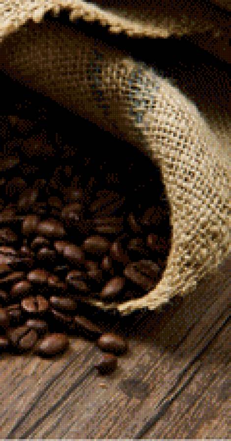 1 Кофе. часть3 - зерна, чашка, триптих, кухня, кофе - предпросмотр