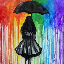 Схема вышивки «Девушка»