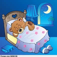 спящий мишка