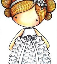 Схема вышивки «Кукла №1»