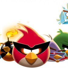 Схема вышивки «злые птички»