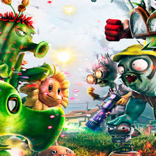 Схема вышивки «растения против зомби»