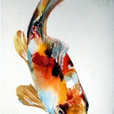 Схема вышивки «карп»