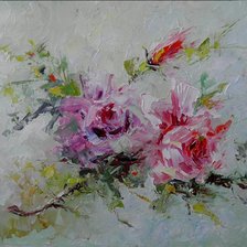 Схема вышивки «розы»