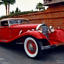 Схема вышивки «рэтро автомобиль»