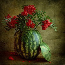 Схема вышивки «рябинка»