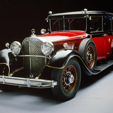 Схема вышивки «рэтро авто»