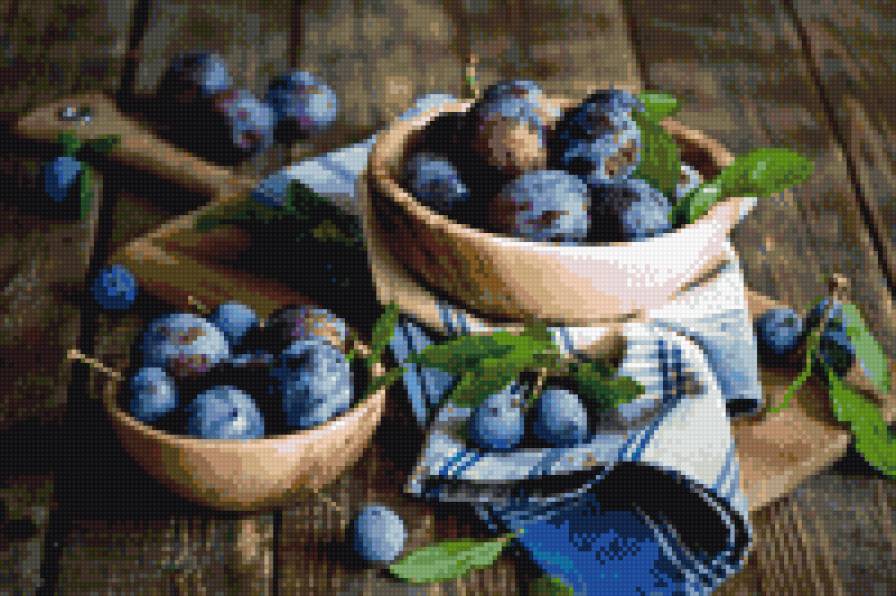 сливы - лето, сливы, фрукты - предпросмотр