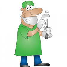 Схема вышивки «хирург»