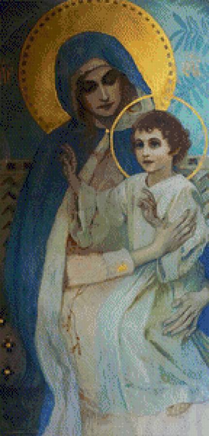 Богородица кисти Нестерова - нестеров, богородица, икона - предпросмотр