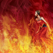 Схема вышивки «рожденная в огне»