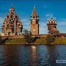 Схема вышивки «Кижи»