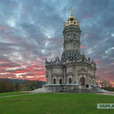 Схема вышивки «Храм Знамения Пресвятой Богородицы в Дубровицах»