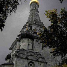 Схема вышивки «Храм Спаса Преображения»