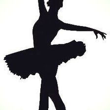 Схема вышивки «балерина»