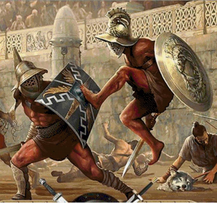 гладиаторы - воины, гладиаторы - предпросмотр