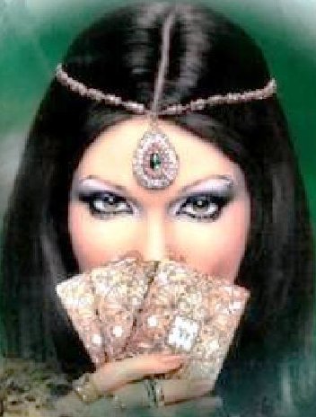 ворожея - девушка, портрет, ворожка, гадалка - оригинал