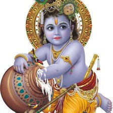 Схема вышивки «Маленький Кришна 1»