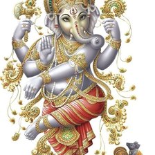 Схема вышивки «Танцующий Ганеша»