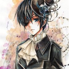 Схема вышивки «темный дворецкий»