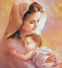 Схема вышивки «мать и дитя»