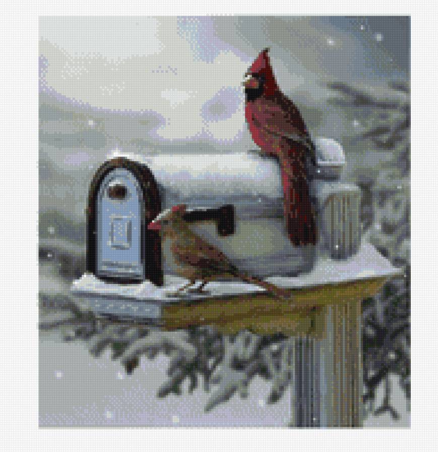 снегири - зима, снегири - предпросмотр